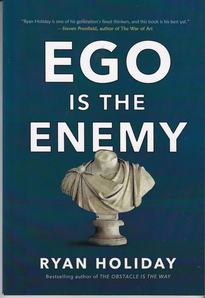 جلد کتاب ego is the enemy: ایگو دشمن توست