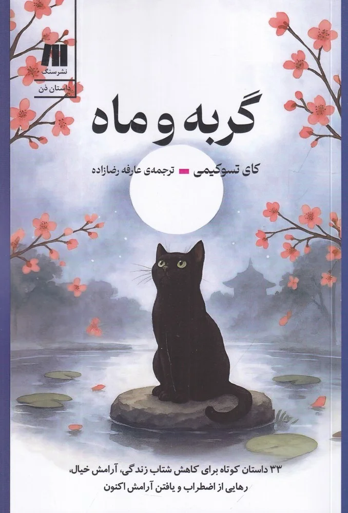جلد گربه و ماه: 33 داستان کوتاه برای کاهش شتاب زندگی، آرامش خیال، رهایی از اضطراب و یافتن آرامش اکنون